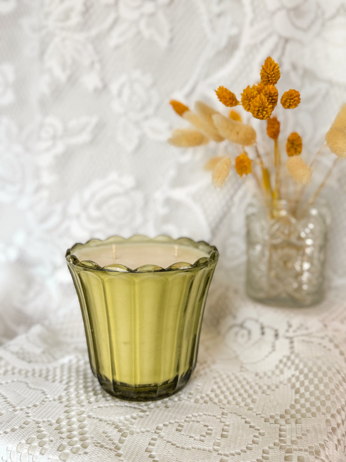 Vera - Fluted Glass Candle