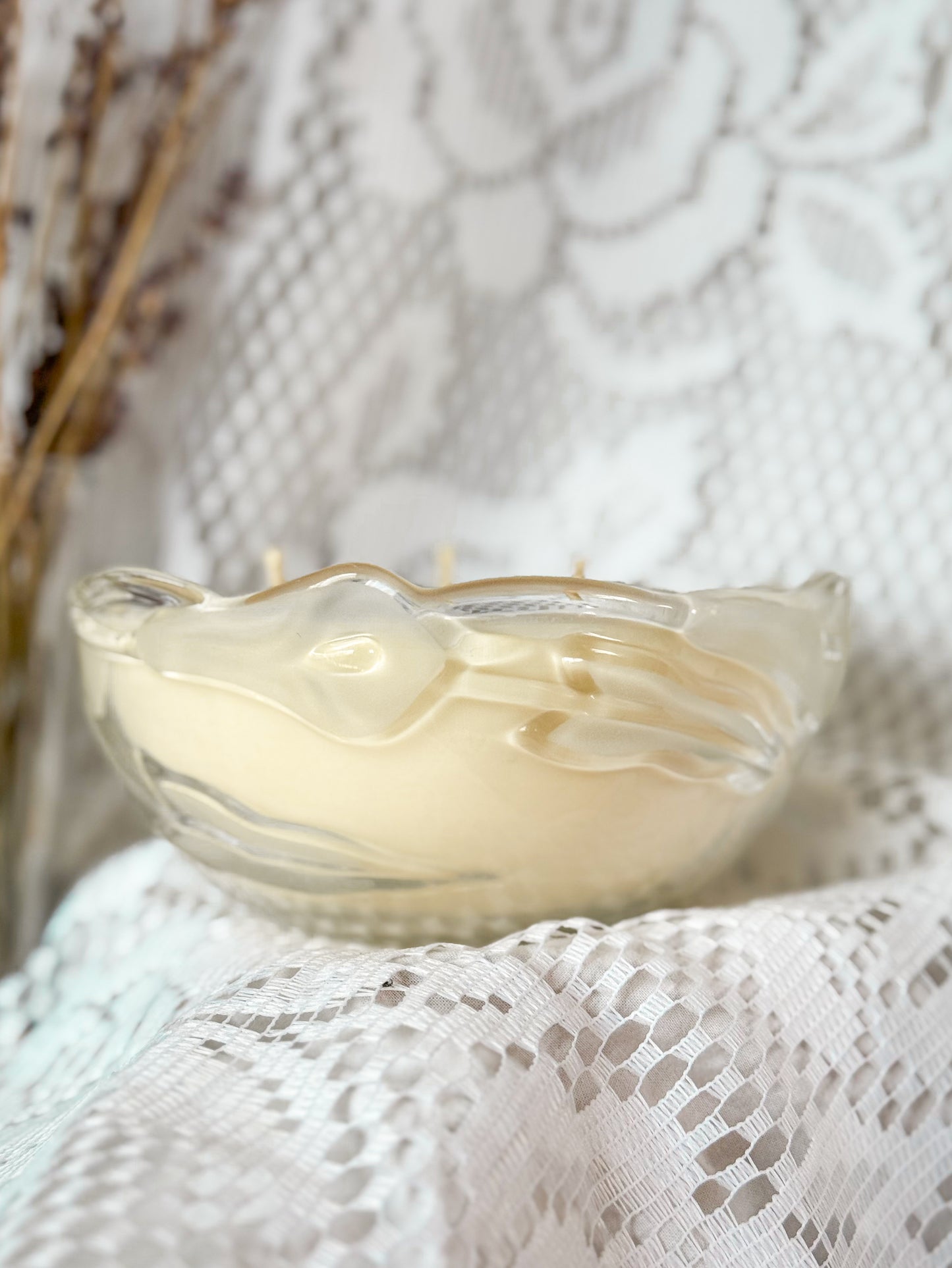 Calla - Etched Glass Candle