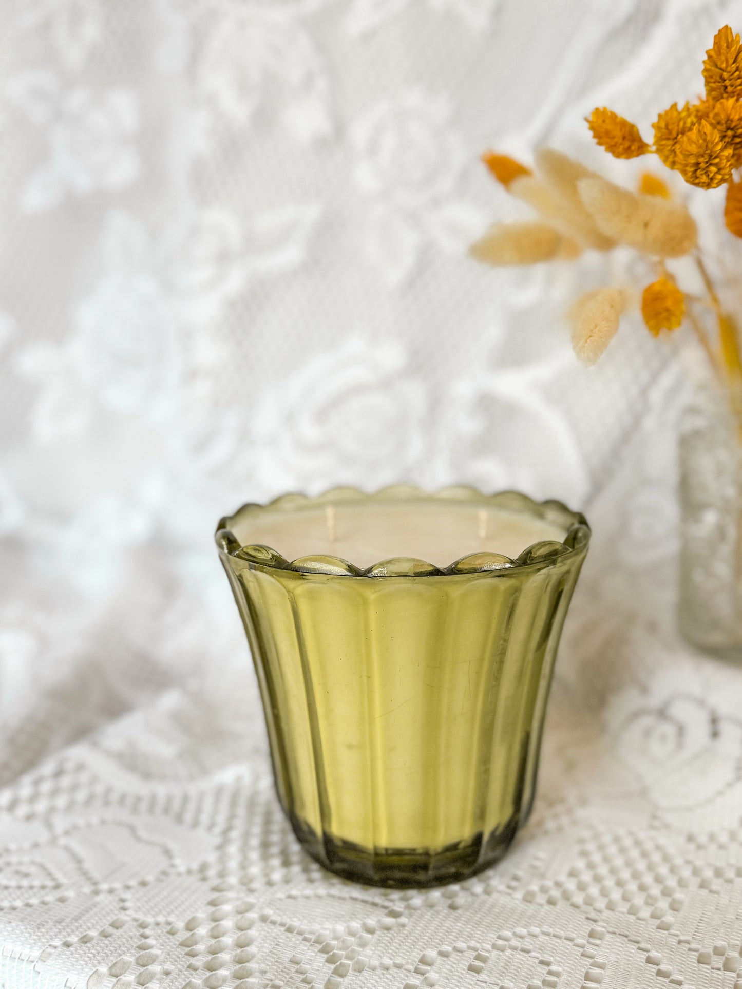Vera - Fluted Glass Candle