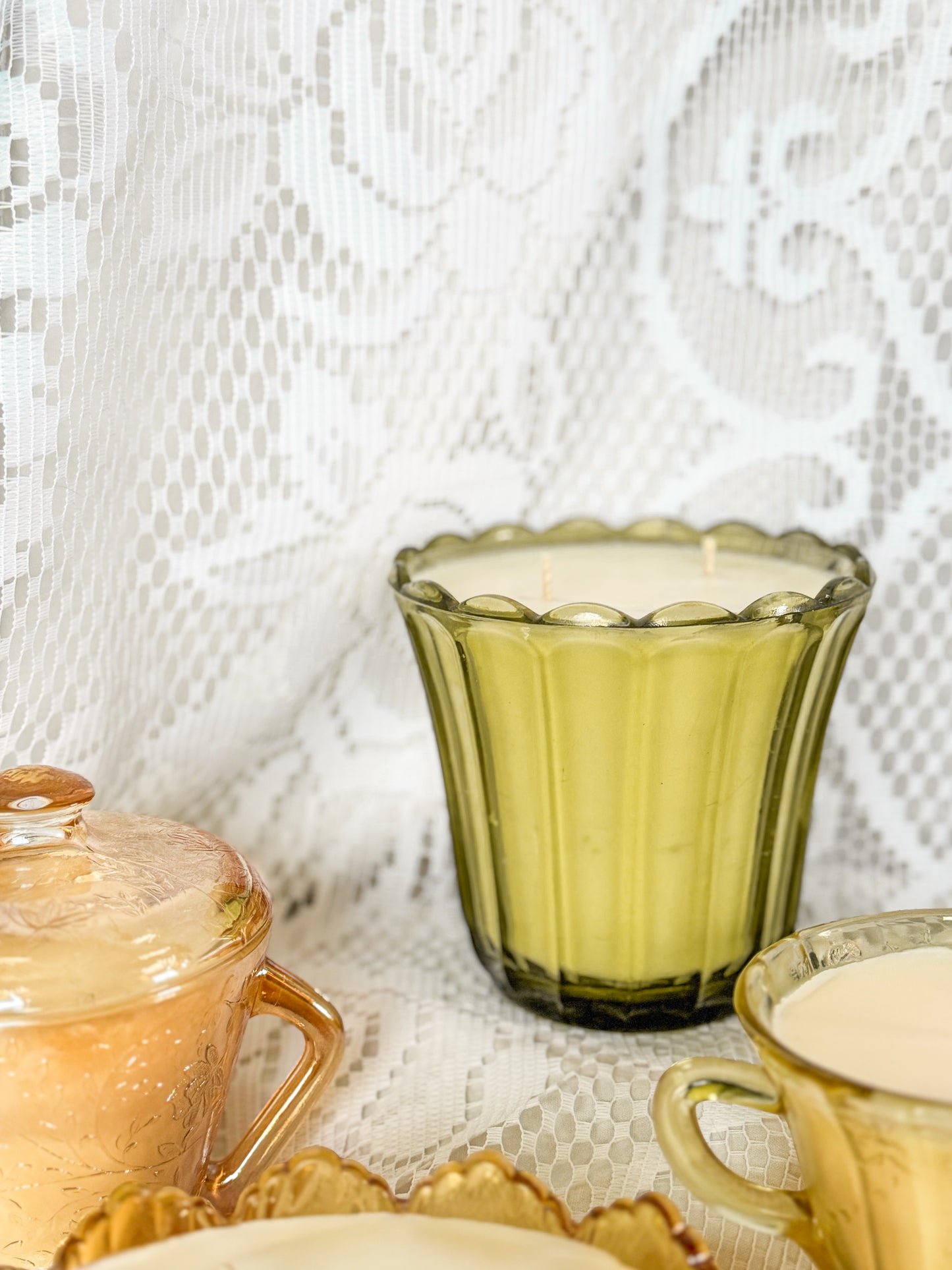 Vera - Fluted Glass Candle