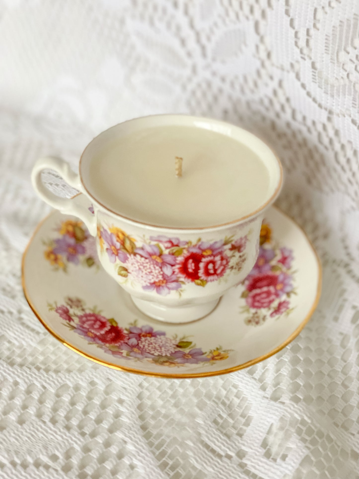 Lilac - Vintage Teacup Candle